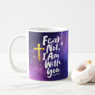 Caneca De Café NÃO MEDO, estou contigo Isaiah 41:10 Christian