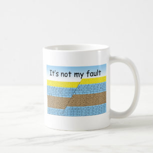 Caneca De Café Não minha falha