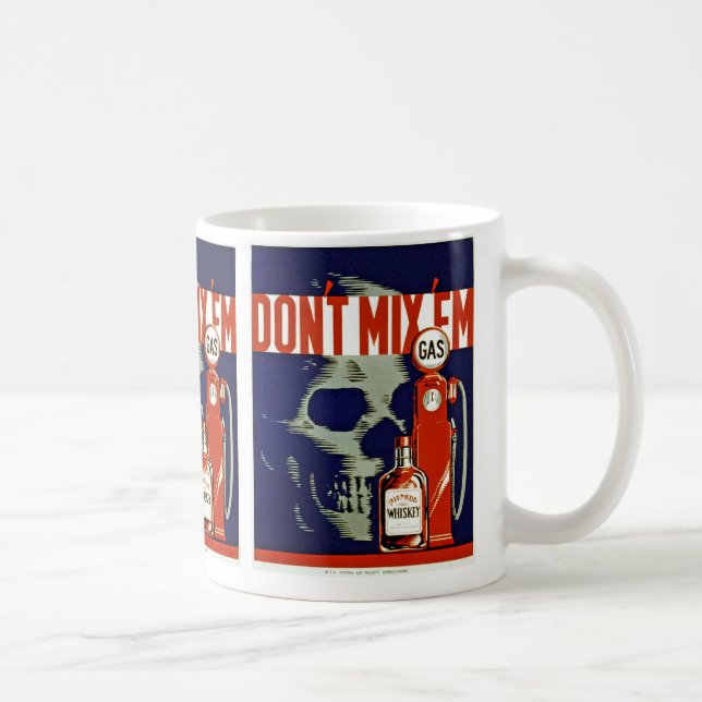 Caneca De Café Não Misture-os (Direita)