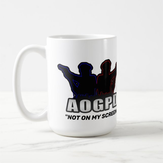 CANECA DE CAFÉ "NÃO NA MINHA TELA MUG" (Esquerda)