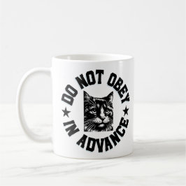 Caneca De Café Não Obedecer antecipadamente