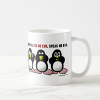 Não ouça nenhum pinguim mau