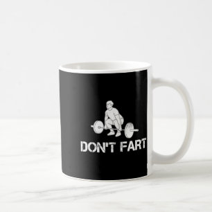 Caneca De Café Não Peide Cômico Levantamento de Peso Treino de Ac