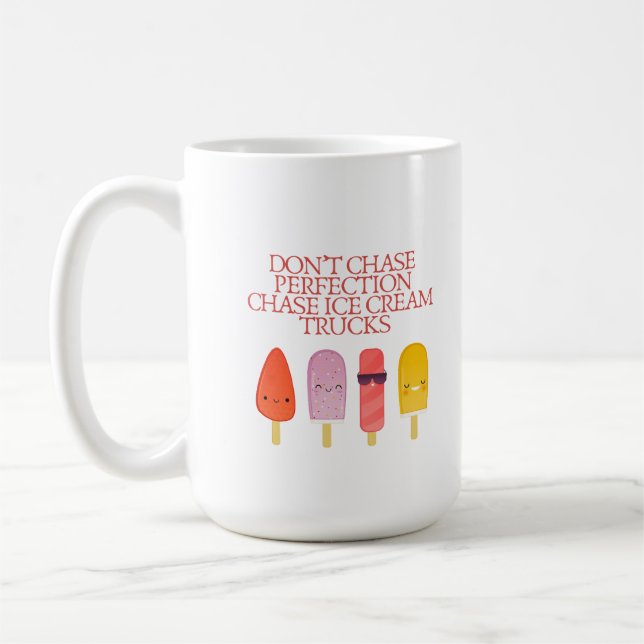 Caneca De Café Não Perseguir Perfeição (Esquerda)