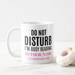 Caneca De Café Não Perturbe Estou Lendo