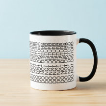 Caneca de Café Não Perturbe Mensagem Oculta Introv