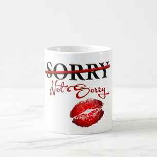 Caneca de café nao pesarosa pesarosa sarcástica