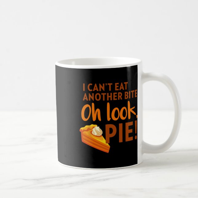 Caneca De Café Não Posso Comer Mais Uma Mordida (Direita)