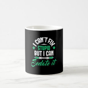 Caneca De Café Não Posso Corrigir Estúpido Mas Posso Sedá-lo - En