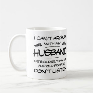 Caneca De Café Não Posso Discutir Com Meu Marido Humor de Casal E