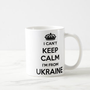 Caneca De Café Não Posso Manter a Calma Sou do País Ucrânia