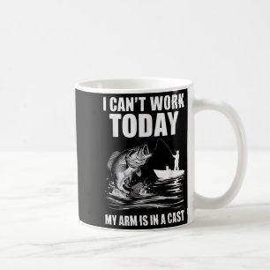 Caneca De Café Não Posso Trabalhar Hoje Meu Braço Está Engessado
