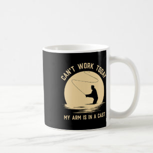 Caneca De Café Não Posso Trabalhar Hoje Meu Braço Está Engessado