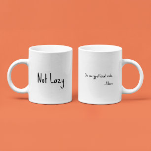 Caneca De Café NÃO preguiçoso, no modo eficiente de energia - Esc