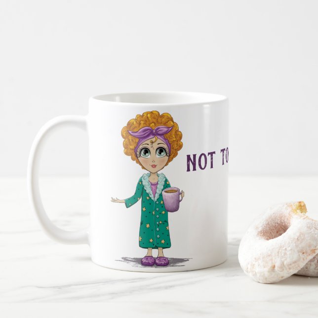 Caneca De Café Não quero me gabar, mas saí da cama hoje. (Com Donut)