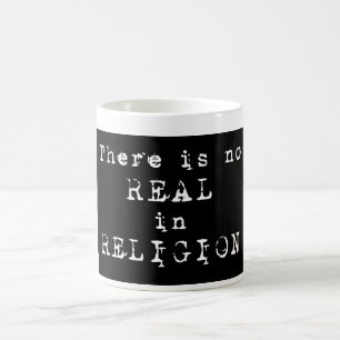 Caneca De Café Não REAL na RELIGIÃO!
