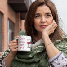 Não se estresse, só vinho