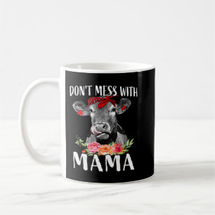 Caneca De Café Não Se Mestione Com A Mãe Cuzinha Engraçada Mãe Fa