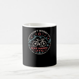 Caneca De Café Não se preocupe Bicicleta Feliz