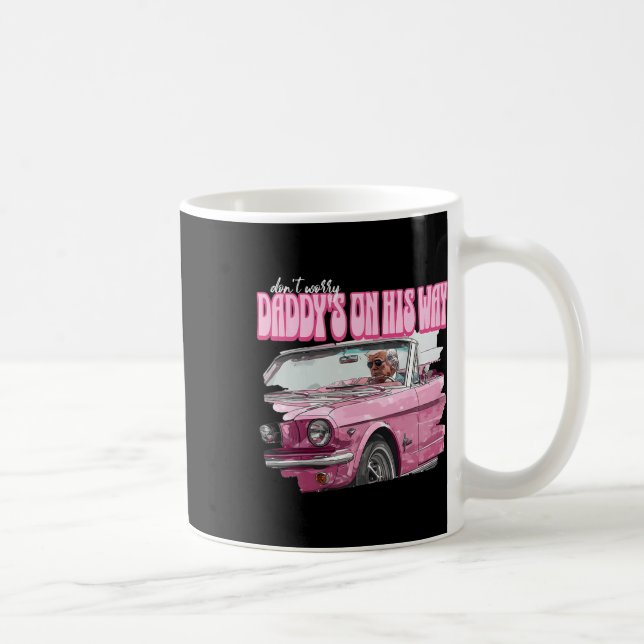 Caneca De Café Não se preocupe com o Pai dele. (Direita)
