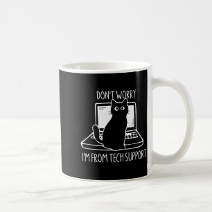 Caneca De Café Não se preocupe, sou do suporte técnico, gato engr