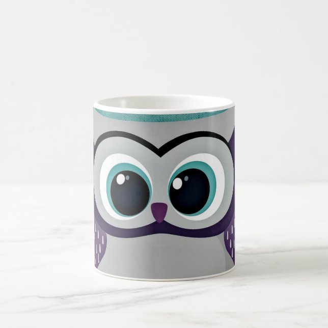 Caneca De Café Não seja Coruja Azul (Centro)