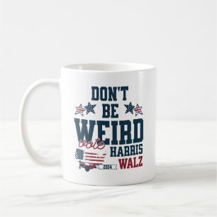Caneca De Café Não seja presidencial esquisito Rally Harris Walz
