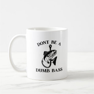 Caneca De Café Não Seja um Robalo Idiota Piadas de Pesca