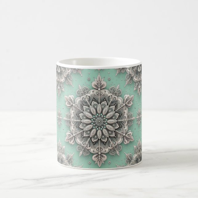 Caneca De Café Não Seus Flocos de Neve Comuns II (Centro)