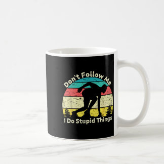 Caneca De Café Não siga faça coisas estúpidas retrô vintage