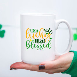 Caneca De Café Não sorte ter abençoado Ruas bonitinhas.