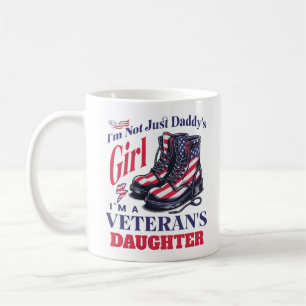 Caneca De Café Não sou apenas uma Pai, sou filha de veterano