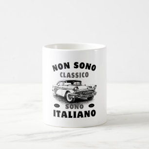 Caneca De Café Não sou Classique, sou Italiano: Sono Italiano
