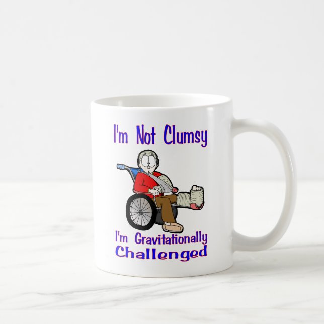 Caneca De Café Não sou desajeitado (Direita)