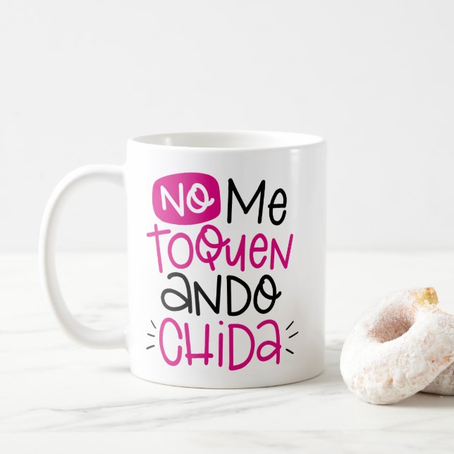 Caneca De Café Não sou eu toquen, ando chida, espanhol (Com Donut)