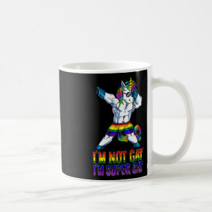 Caneca De Café Não Sou Gay Im Super Gay Lgbt Bodybuilding Unicorn