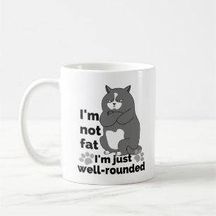 Caneca De Café Não sou gordo, só estou bem arredondado.