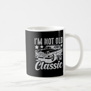 Caneca De Café Não Sou Im Velho Cole Carro Engraçado, Vintage Men