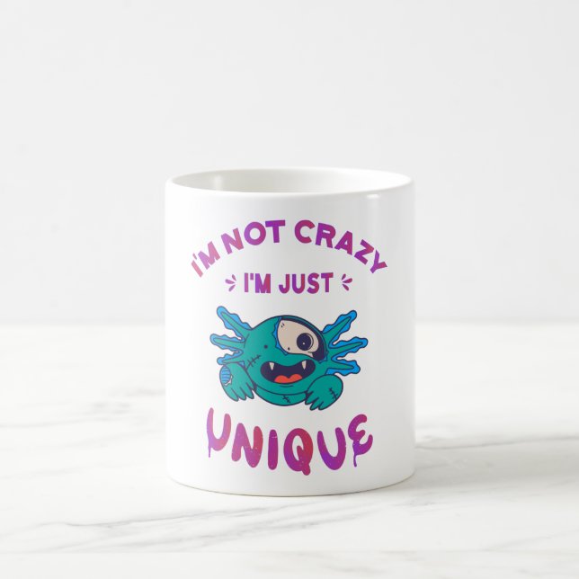 Caneca De Café Não sou louco, sou apenas um Axolotl (Centro)