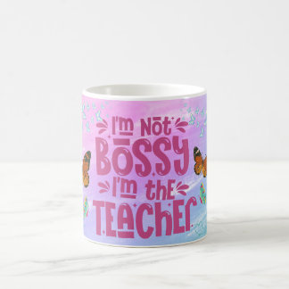 Caneca De Café Não Sou Mandona, Sou a Professora