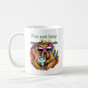 Caneca De Café Não sou preguiçoso, estou no modo capybara, capyba