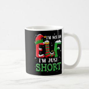 Caneca De Café Não Sou Um Elfo Sou Apenas Baixo Piada De Natal Ma