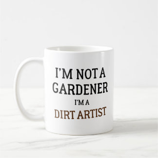 Caneca De Café Não Sou Um Jardineiro Sou Um Artista Da Terra Engr