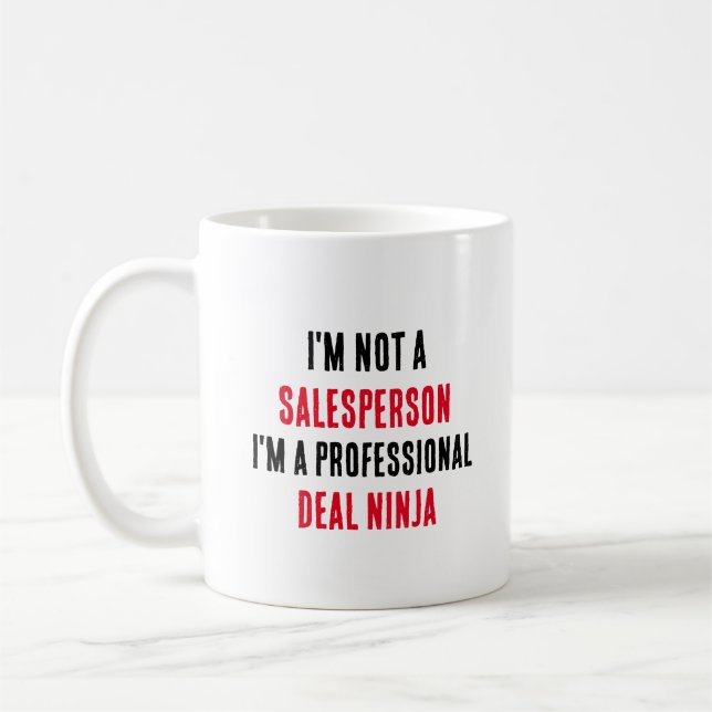 Caneca De Café Não sou um vendedor, sou um profissional de negóci (Esquerda)