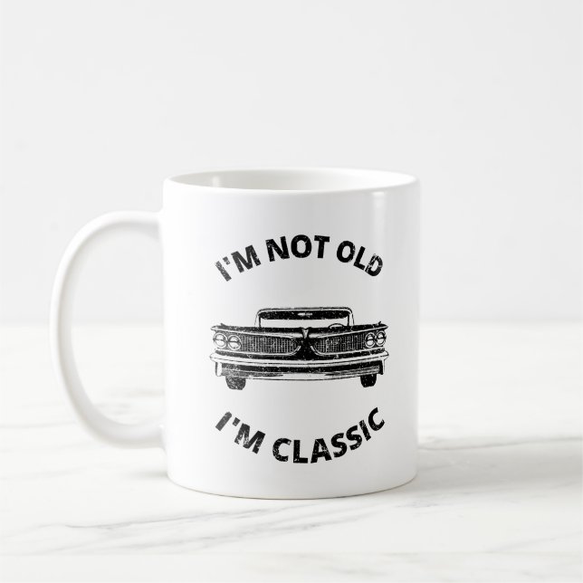 Caneca De Café Não sou velho, sou clássico (Esquerda)
