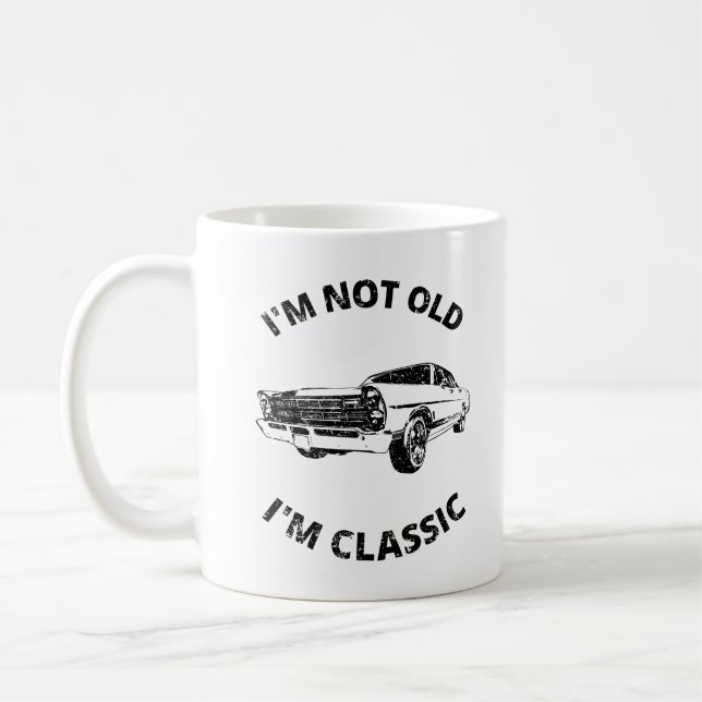 Caneca De Café Não sou velho, sou clássico (Esquerda)