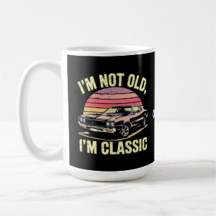 Caneca De Café Não Sou Velho Sou Clássico Camisa Divertida Gráfic