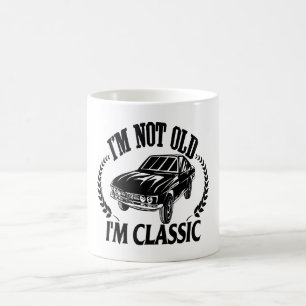Caneca De Café Não sou velho sou clássico carro engraçado