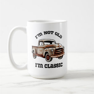 Caneca De Café NÃO SOU VELHO SOU CLÁSSICO fera de caminhonete enf