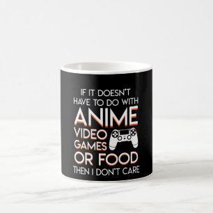 Caneca De Café Não tem o video games que do Anime a comida não 